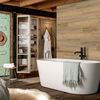 WallArt Planches d'aspect de bois Chêne naturel Marron latte