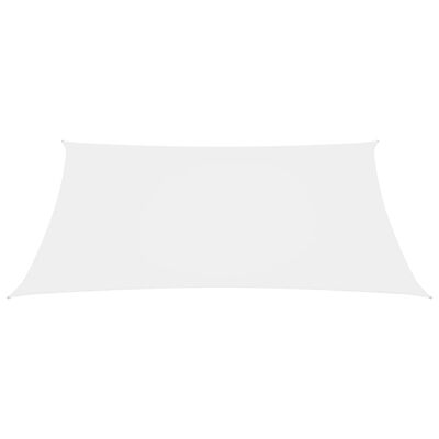 vidaXL Voile de parasol Tissu Oxford rectangulaire 2x4 m Blanc