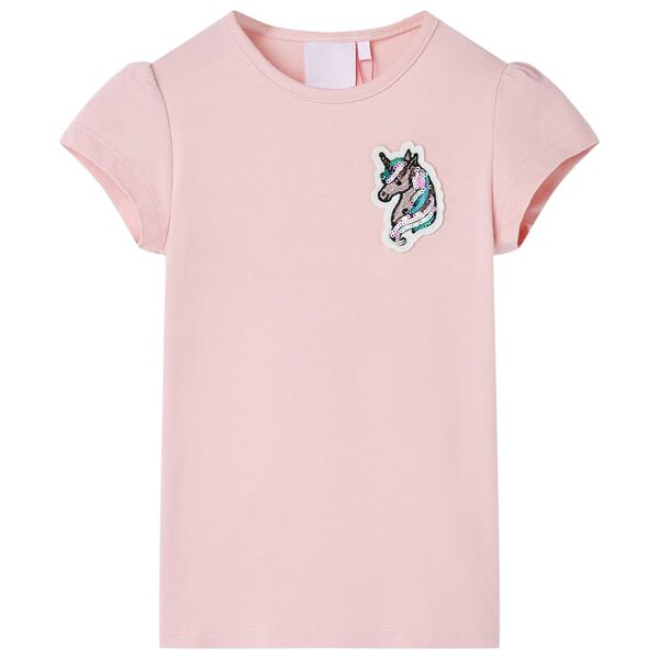T-shirt pour enfants rose clair 140