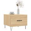 vidaXL Table basse Ch&ecirc;ne sonoma 50x50x40 cm Bois d'ing&eacute;nierie