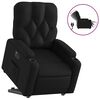 vidaXL Fauteuil inclinable &eacute;lectrique noir similicuir