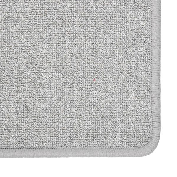 vidaXL Tapis de couloir Gris clair 50x200 cm