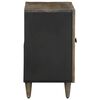 vidaXL Armoire lavabo de salle de bain bois massif de manguier