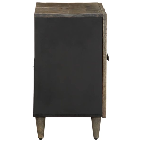 vidaXL Armoire lavabo de salle de bain bois massif de manguier