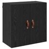 vidaXL Meuble mural 60 x 31 x 60 cm Bois d'ing&eacute;nierie Ch&ecirc;ne noir