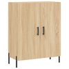 vidaXL Buffet haut Ch&ecirc;ne sonoma 69,5x34x180 cm Bois d'ing&eacute;nierie
