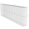 vidaXL Mur en gabion avec couvercle Acier galvanisé 600x50x200 cm