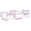vidaXL Cadre de lit Chêne Sonoma 100 x 200 cm Bois d'ingénierie