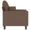 vidaXL Fauteuil Marron 60 cm Tissu