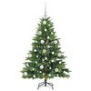 vidaXL Sapin de No&euml;l artificiel avec 150 LED Vert 120 cm PE et PVC