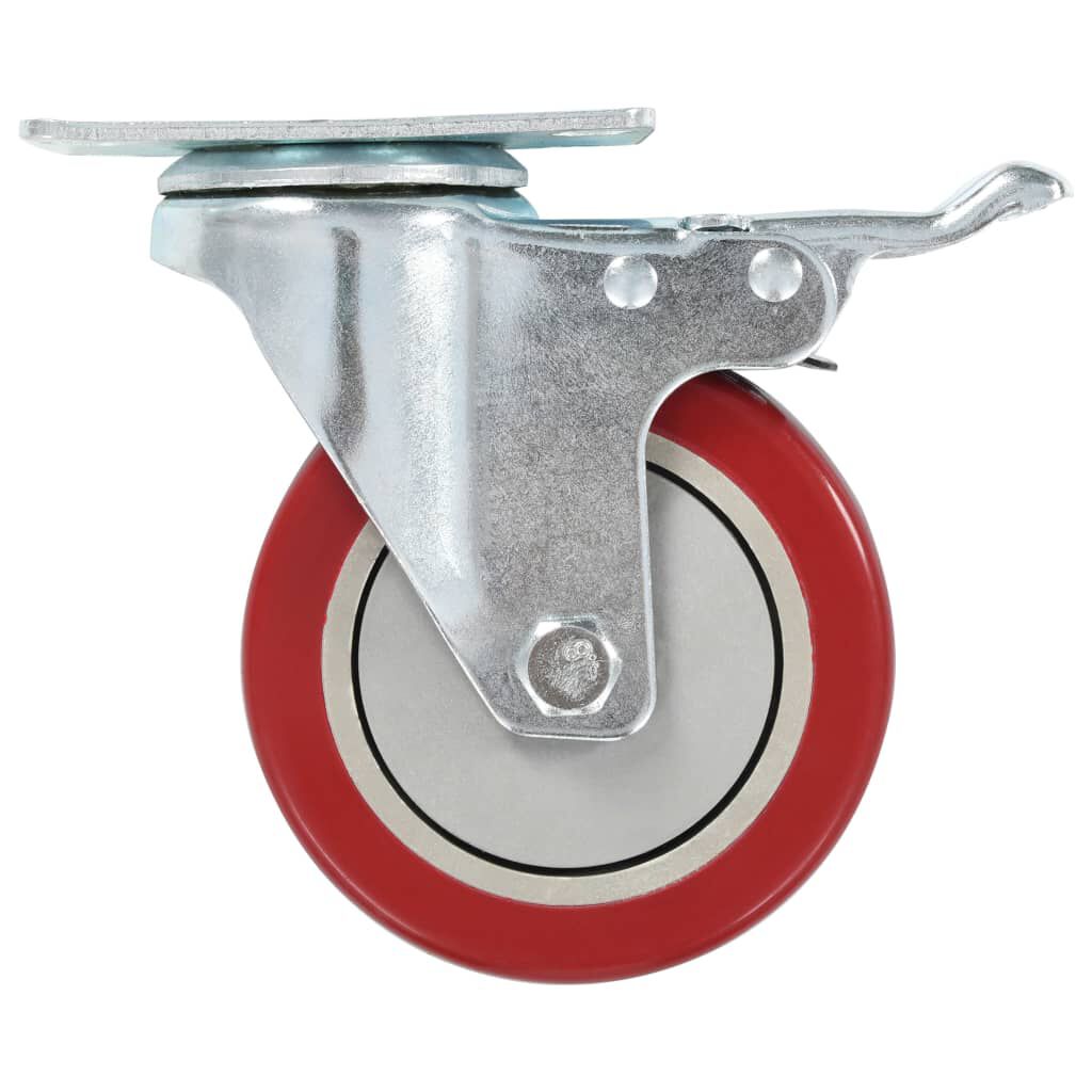vidaXL Roulettes pivotantes 16 pcs 100 mm