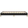 vidaXL Cadre de lit sans matelas noir 120x190 cm tissu