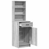 vidaXL Haut Armoire Gris Sonoma 40 x 40,5 x 135 cm Bois d'ing&eacute;nierie