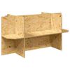 vidaXL Base de Terrarium Marron 100 x 50 x 50 cm OSB