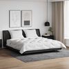 vidaXL Ensemble de Duvet 3 pcs Blanc Microfibre et Plumes D'oie