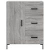 vidaXL Buffet sonoma gris 69,5x34x90 cm bois d'ing&eacute;nierie