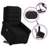 vidaXL Fauteuil inclinable noir tissu