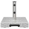 vidaXL Pied de parasol Gris 41 x 41 x 37 cm Granite