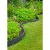 Nature Bordure de jardin 0,12x12 m 5 mm noir