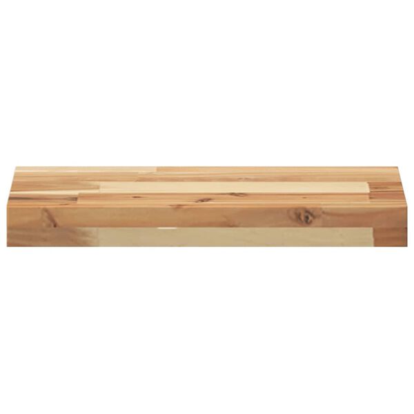 vidaXL &Eacute;tag&egrave;res flottantes 3 pcs 60x20x4 cm acacia massif &agrave; l'huile