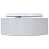 vidaXL Lampe de plafond Gris 30 x 13,5 cm tissu