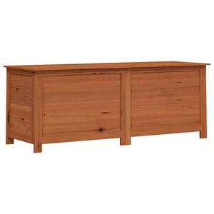 vidaXL Bo&icirc;te &agrave; coussins d'ext&eacute;rieur Marron 150x50x56 cm Sapin massif