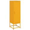 vidaXL Buffet jaune moutarde 36x39x123 cm acier