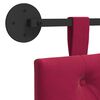 vidaXL T&ecirc;te de lit suspendue Bordeaux 190 x 55 x 7 cm Velours