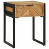 vidaXL Table de chevet avec tiroir Marron 40 x 35 x 50 cm