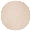 vidaXL Tapis antid&eacute;rapant en fausse de lapin OLITE Taupe &Oslash; 120 cm