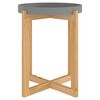 vidaXL Table basse Gris 41x41x48,5 cm Bois d'ing&eacute;nierie et pin massif