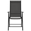 vidaXL Chaises de jardin pliables lot de 6 Textilène Noir