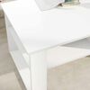 vidaXL Table basse Blanc 96 x 54 x 44 cm Bois d'ing&eacute;nierie