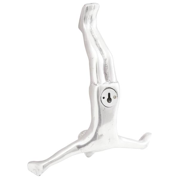 vidaXL Sculpture Argent&eacute; 22 x 8 x 25 cm Aluminium