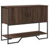 vidaXL Table console chêne marron 100x35x74,5 cm bois d'ingénierie