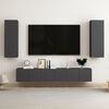 vidaXL Ensemble de meubles TV 5 pcs Gris Bois d’ingénierie