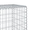 vidaXL Panier gabion avec couvercle 1000x50x150 cm fer galvanis&eacute;