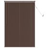 vidaXL Store V&eacute;nitien R&eacute;glable Marron fonc&eacute; avec motif 150 x 70 cm PVC