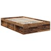 vidaXL Cadre de lit Bois ancien 120 x 190 cm Bois de pin massif