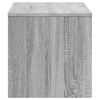 vidaXL Meuble TV sonoma gris 120x40x40 cm bois d'ing&eacute;nierie