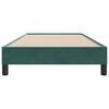 vidaXL Cadre de lit sans matelas vert foncé 80x220 cm velours
