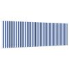 vidaXL Auvent Rétractable Bleu et Blanc 400 × 300 cm
