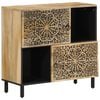 vidaXL Armoire lat&eacute;rale 80x33x75 cm bois massif de manguier