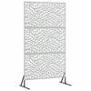 vidaXL &Eacute;cran de confidentialit&eacute; 100 x 50 x 180 cm Acier galvanis&eacute;