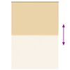 vidaXL Store enrouleur occultant 164,4 x 230 cm, largeur du tissu 160 cm, beige
