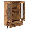 vidaXL Haut Armoire Bois Ancien 69,5 x 31 x 115 cm Bois d'ing&eacute;nierie