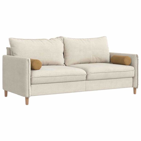 vidaXL Coussins d'accent 2 pcs Marron Ø 15 x 40 cm