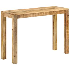 vidaXL Table console 110x35x76 cm Bois de manguier brut