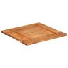 vidaXL Dessus de table bois massif d'acacia 25-27 mm 60x60 cm