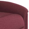 vidaXL Fauteuil inclinable rouge bordeaux tissu